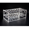 Laboratory acrylic test tube holder rack